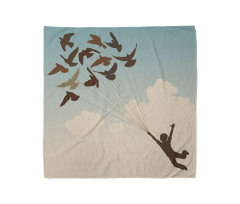 Flying Pigeons Birds Bandana