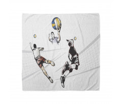 Players Hitting the Ball Bandana