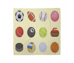 Different Sports Balls Layout Bandana