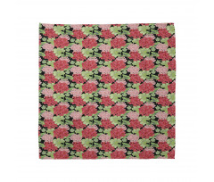 Victorian Flowers Leaves Bandana