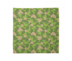 Frangipani Flowers Cartoon Bandana