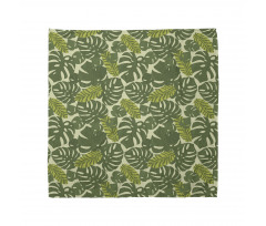 Exotic Forest Monstera Leaf Bandana