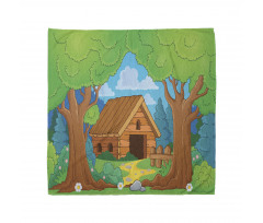 Wooden Shed in Forest Bandana