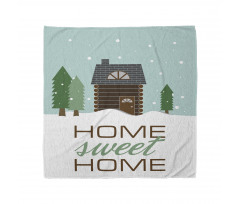 Lodge with Winter Theme Bandana