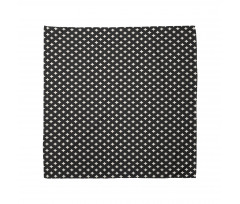 Simetrik Bandana Basit Modern ve Geometrik Dörtgen Desen