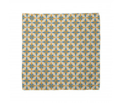 Geometrik Bandana Geometrik Sarı Mavi