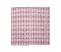 Retro Bandana Pastel Tonlu Ard Arda Daireler Deseni Feminen