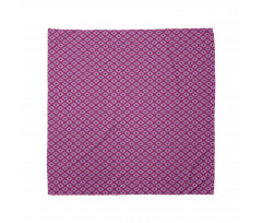 Geometrik Bandana Soyut Mozaik Karo Motifli Çiçek Tasarımı