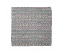 Etnik Bandana Soft Pastel Görünümlü Otantik Kilim Motifleri