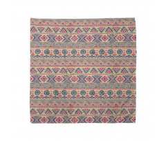 Etnik Bandana Eskitilmiş Vintage Otantik Geometrik Dizayn