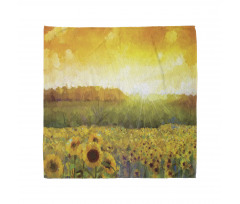 Golden Sunflower Field Bandana