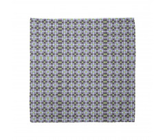 Geometrik Bandana Modern Tonlarda Noktalı Tasarım Motif