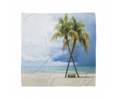 Beach Palm Trees Rock Bandana