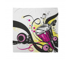 Retro Musical Abstract Art Bandana