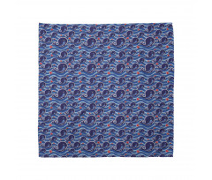 Big Cartoon Fish Mammals Bandana