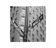 Ülkeler ve Şehirler Bandana Wall Street ve Broadway