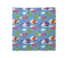 Flying Birds Clouds Spirit Bandana