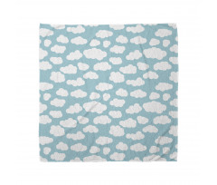 Bicolored Clouds Graphic Bandana