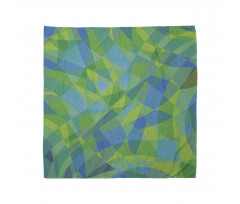 Mosaic in Nature Colors Bandana