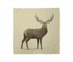 Geometric Deer Elk Graphic Bandana