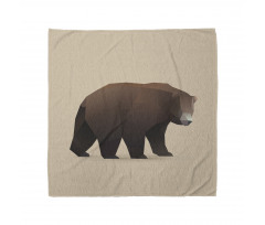 Modern Geometric Bear Art Bandana