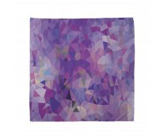 Violet Toned Triangles Bandana