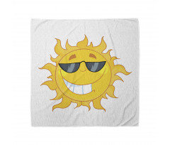 Cheerful Sun Smiling Bandana