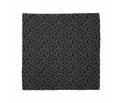 Monochrome Random Shades Bandana