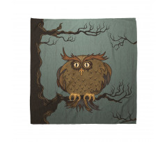 Tired Owl on Oak Tree Bandana