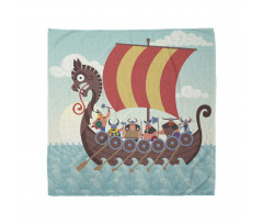 Dragon Ship and Characters Bandana