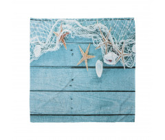 Nautical Shells and Net Bandana