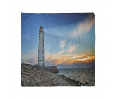 Lighthouse at Sunset Sea Bandana