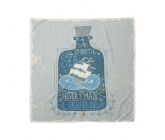 Bottle with Ship and Text Bandana