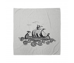 Ship with Whirlpool Waves Bandana