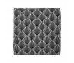 Rhombus Grid Like Streaks Bandana