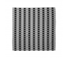 Modern Concentric Squares Bandana