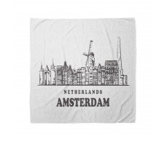 Netherlands City Skyline Bandana