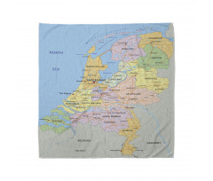 Map of Surrounded Regions Bandana