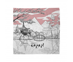 Japon Bandana Soyut Geleneksel Desen