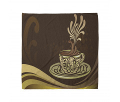 Ornamental Coffee Mug Design Bandana