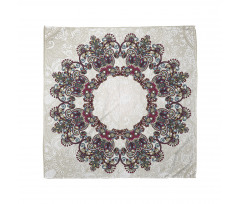 Mandala Bandana Çiçek Süslemeli