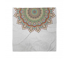 Mandala Bandana Çiçekli Hint Stili