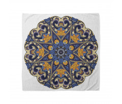 Mandala Bandana Otantik Çiçekli