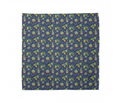 House Plant Succulents Bandana