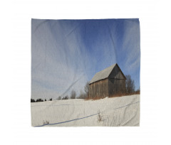 Abandoned Barn Winter Bandana