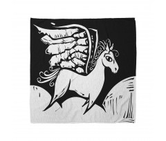 Monochromatic Pegasus Horse Bandana