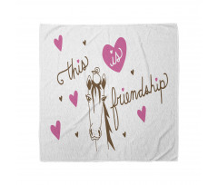 This is Friendship Horse Bird Bandana