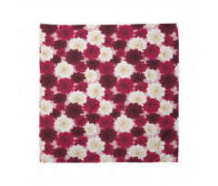 Blossoming Dahlia Flowers Bandana