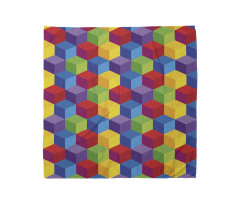 Geometrik Bandana Rengarenk ve Eğlenceli Simetrik Küpler