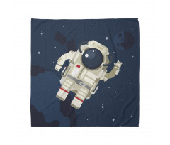 Man Exploring and Waving Bandana